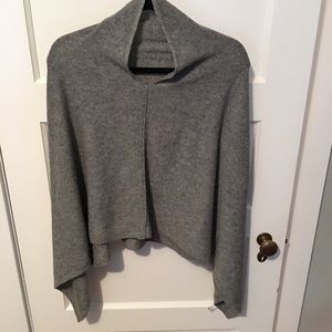 NWOT Cashmere Poncho OS